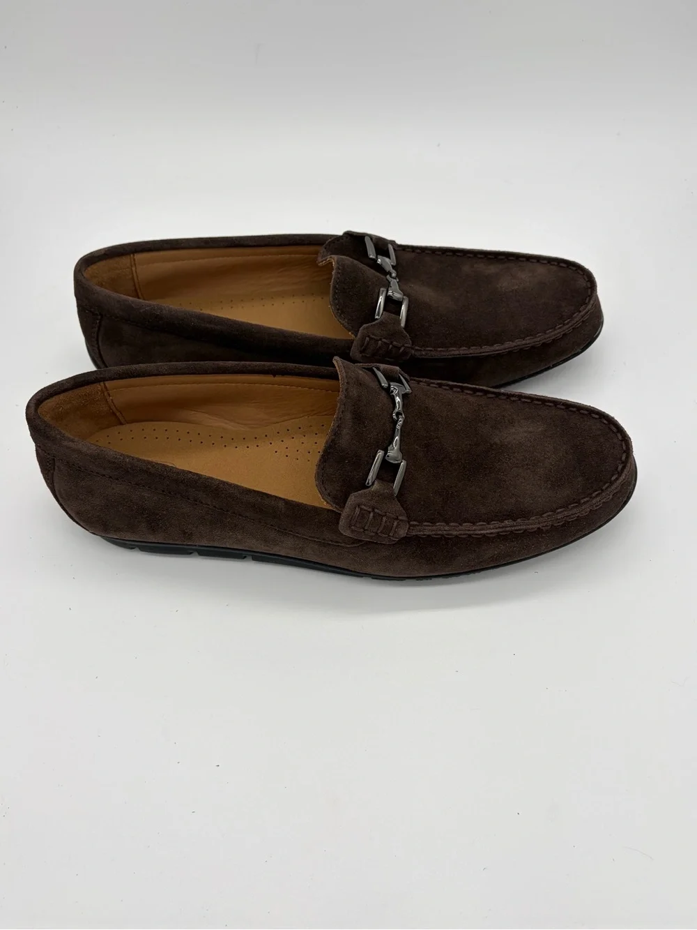 FootJoy Dark Brown Suede Bit Slip-On Loafers
